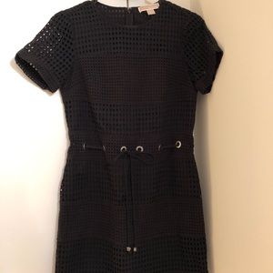 Michael Kors Black Eyelet Dress
